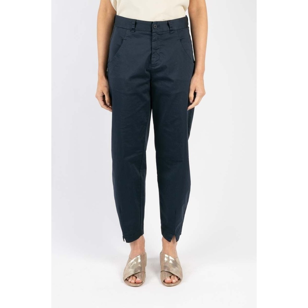 Transit Par Such Womens Small Black Pants Cotton Ultra-Lightweight Italy Capsule